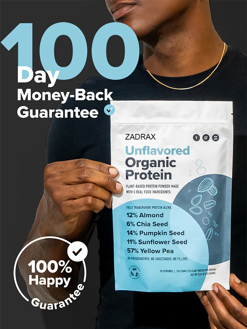 Zadrax Unflavored Organic Protein