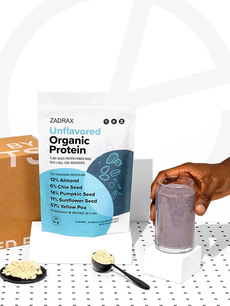 Zadrax Unflavored Organic Protein