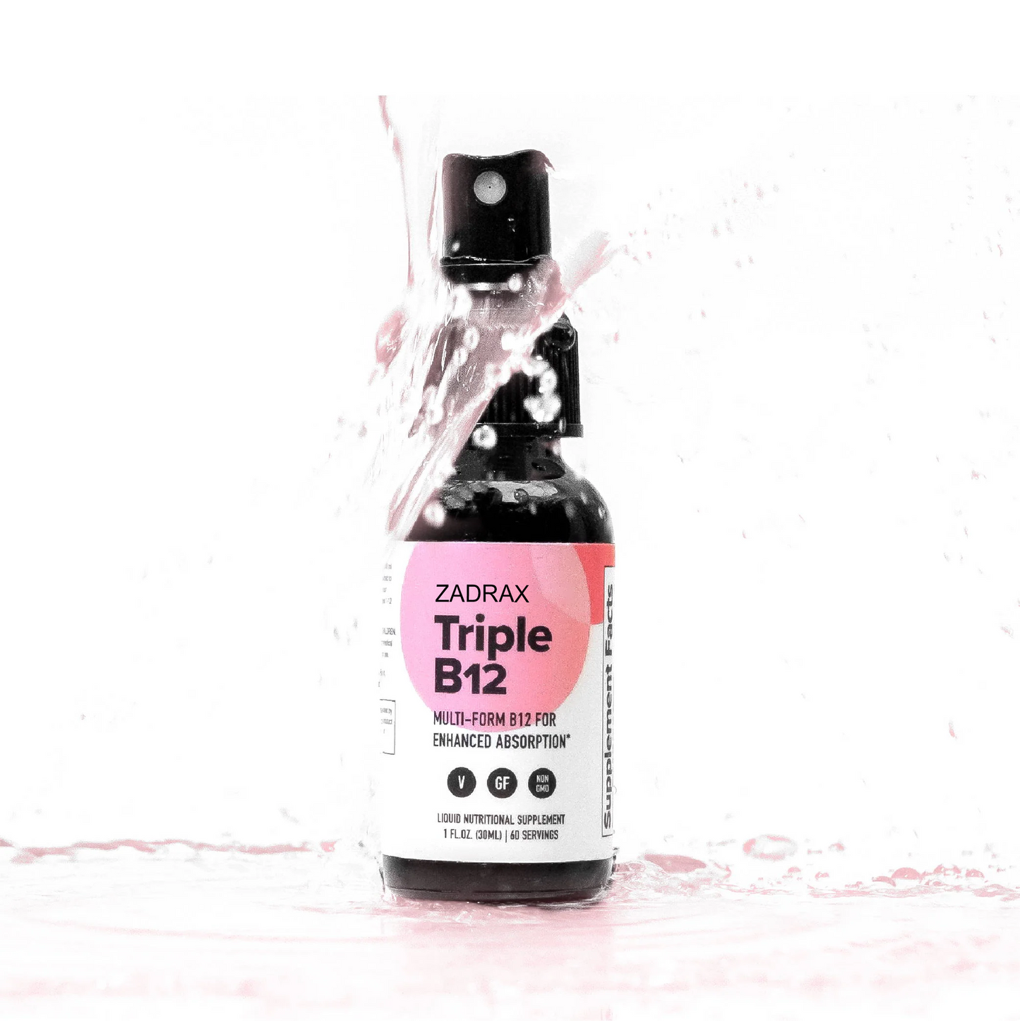 Zadrax Vegan Liquid Triple B12 Complex