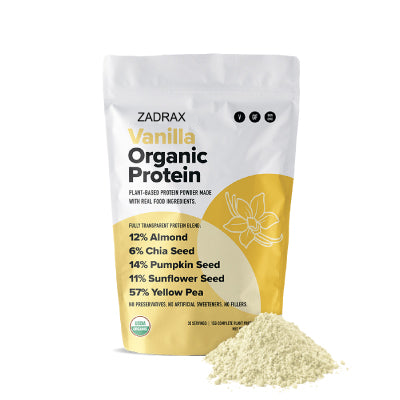 Zadrax Vanilla Organic Plant-Based Protein