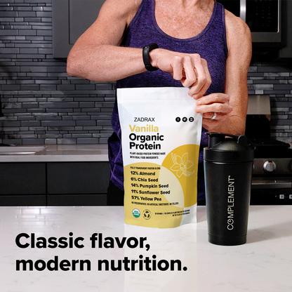 Zadrax Vanilla Organic Plant-Based Protein